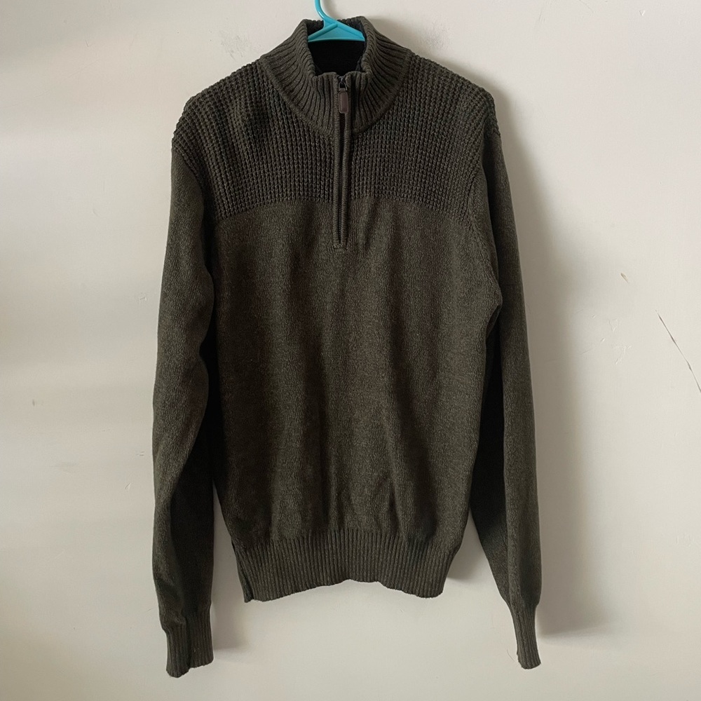 Field & Stream Men 1/4 Zip Sweather Size L